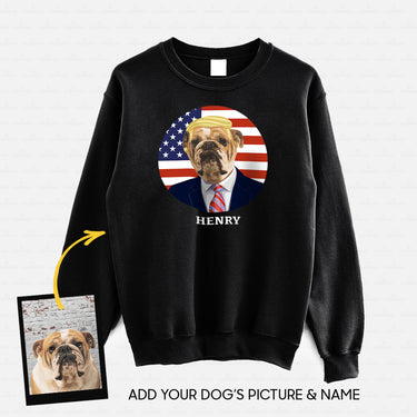 Personalized Dog Gift Idea - Dog President For Dog Lovers - Standard Crew Neck Sweatshirt